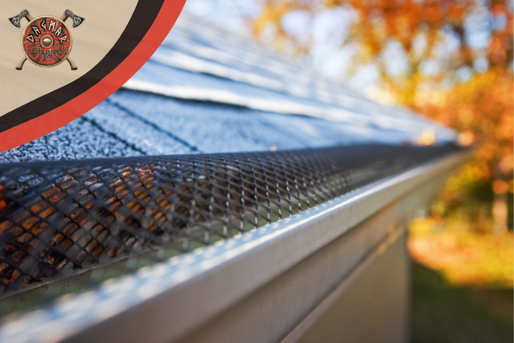 Clean gutter system after maintenance by Central Oregon roofing specialists.