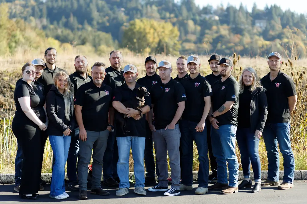 Group photo of Dagmar Construction staff